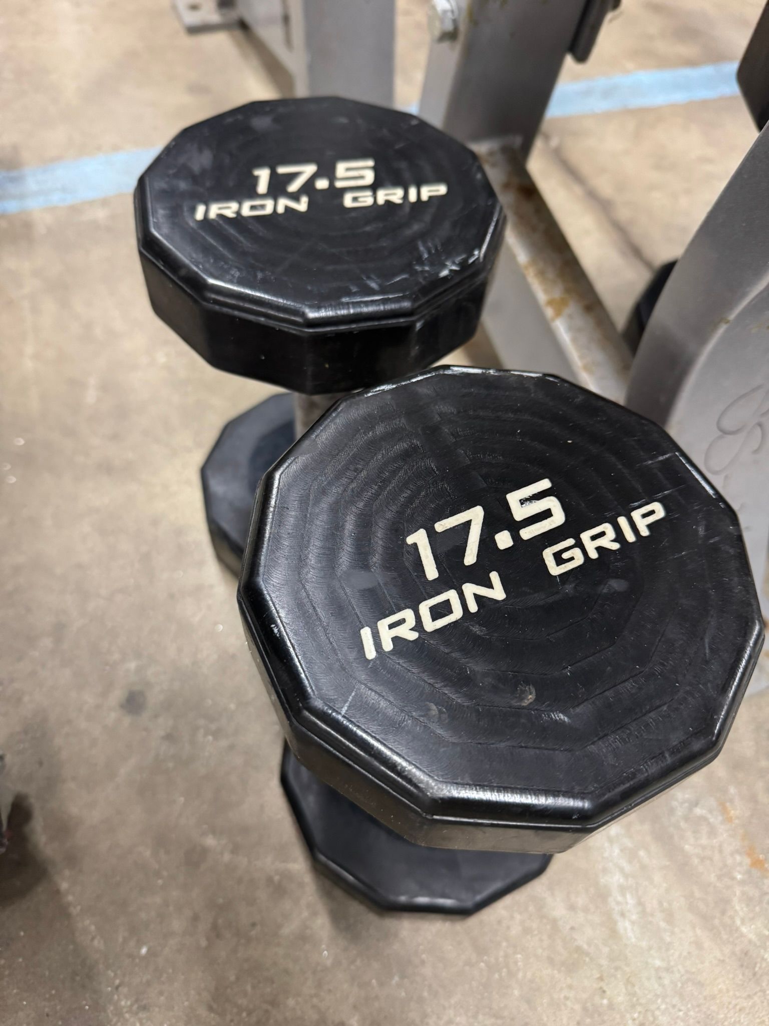 Iron Grip 17.5LB Dumbbell Pair