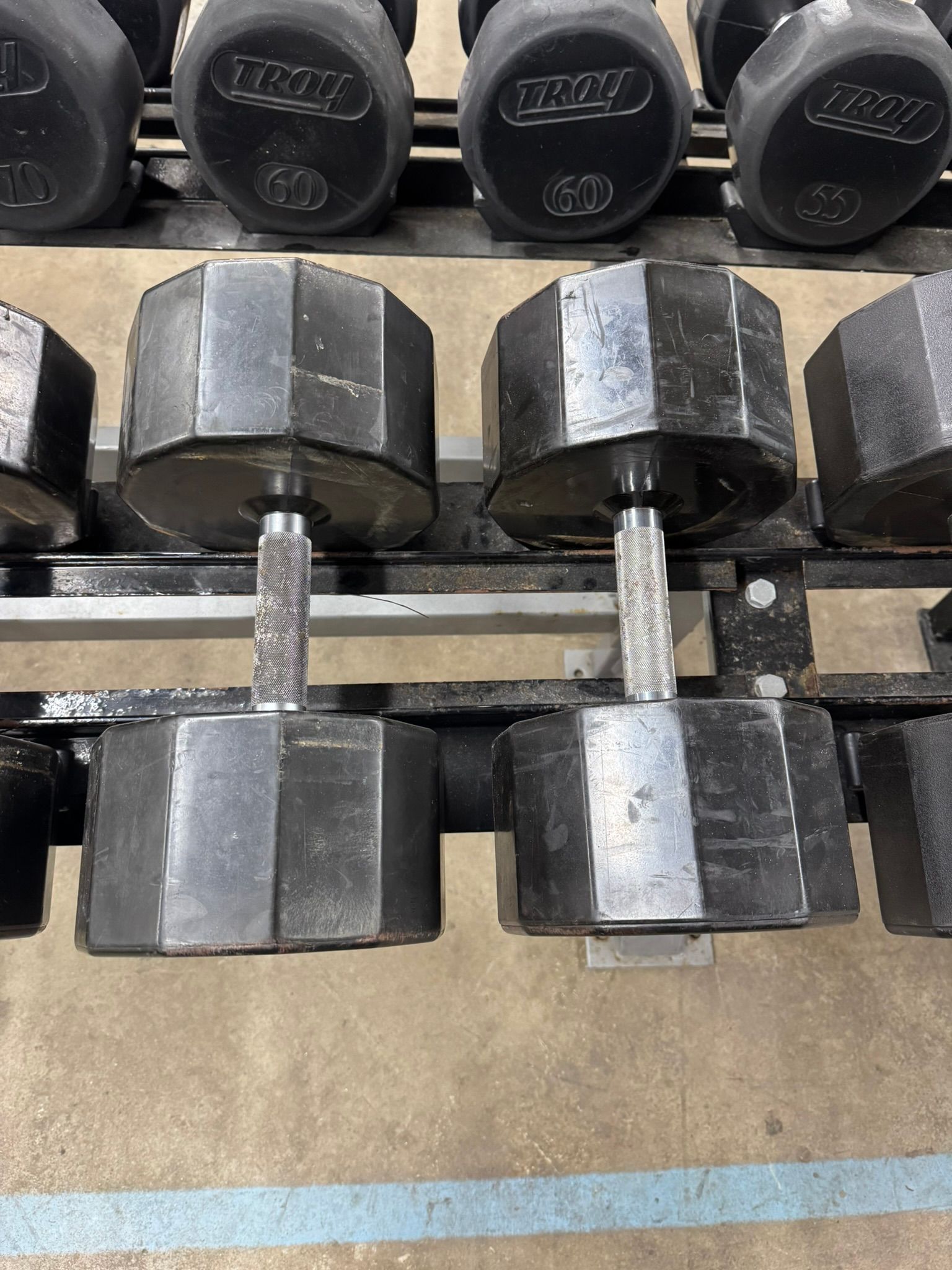 Iron Grip 95LB Dumbbell Pair