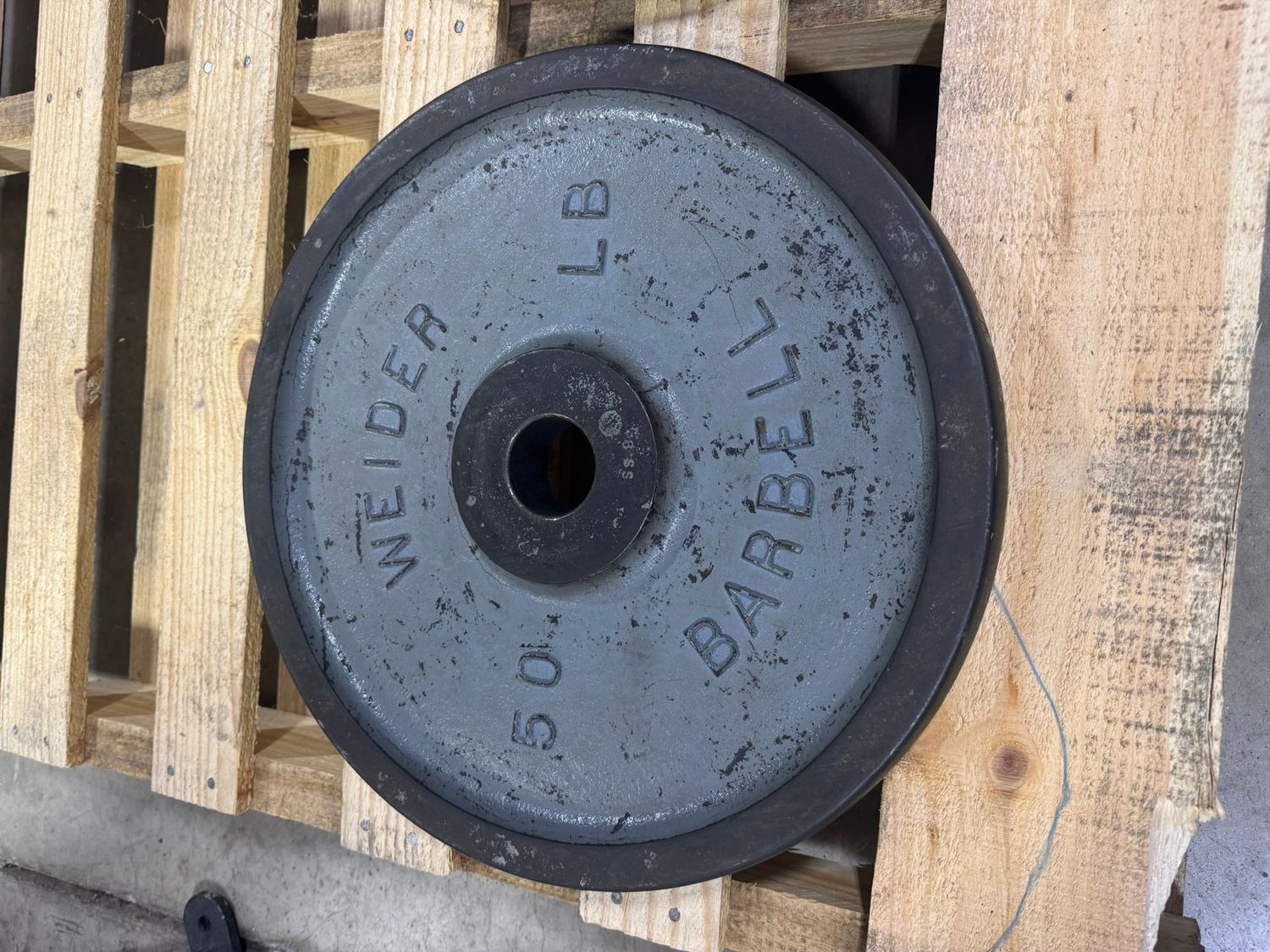 Disque De Musculation Vintage Weider 2.27 Kg (5 Lb) - Alésage Standard 1 Pouce
