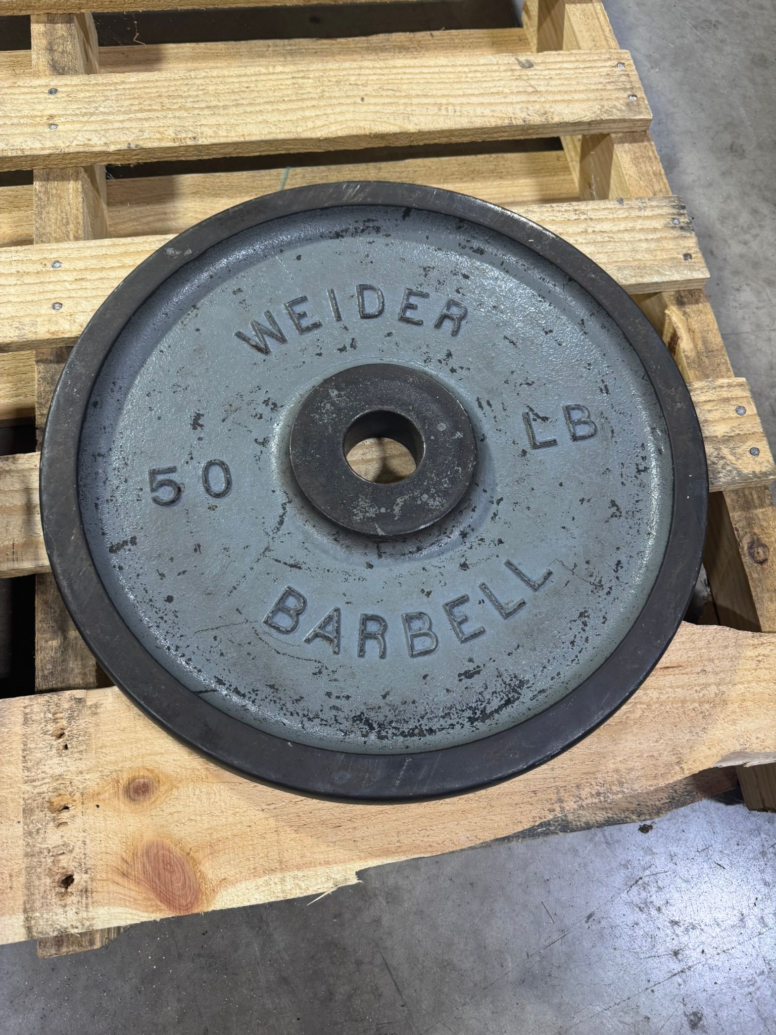 Vintage Weider 50lb Weight Plates