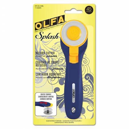45 MM Rotary Cutter - Splash Handle- navy