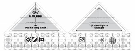 90 degree double strip ruler