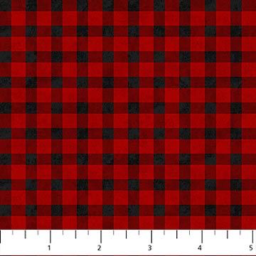 Beary Merry Christmas - Red/Black - Plaid