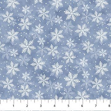 Snow Much Fun - Snowflake - Dark Blue Multi