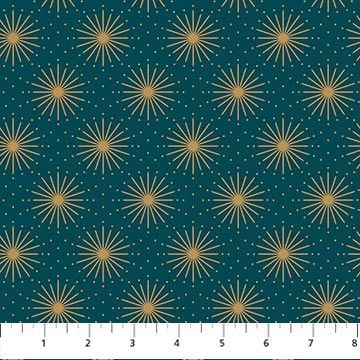 Sparkle starburst teal