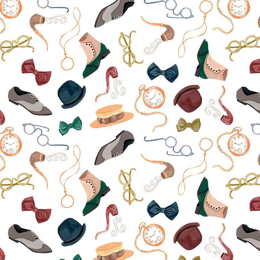 Dapper Den -  Debonair Attire White