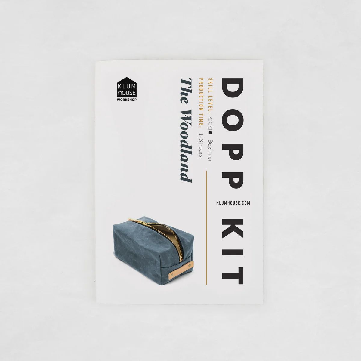 The Woodland Dopp Kit-pattern