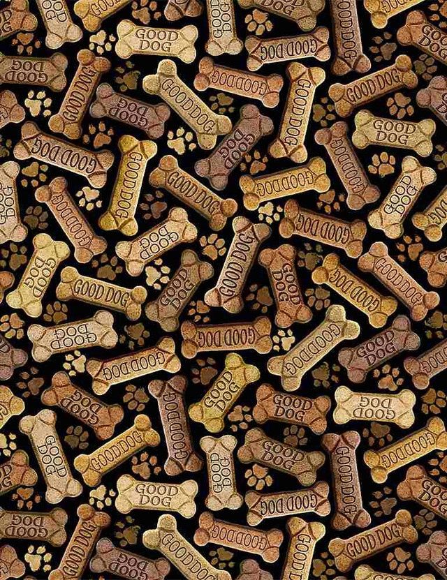 Happiness Has Paws - Dog CD8555 - Black