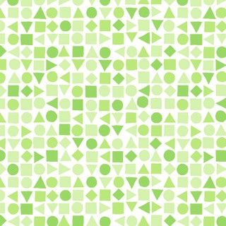 Playtime Basic Shapes Flan MASF10694-G - Green