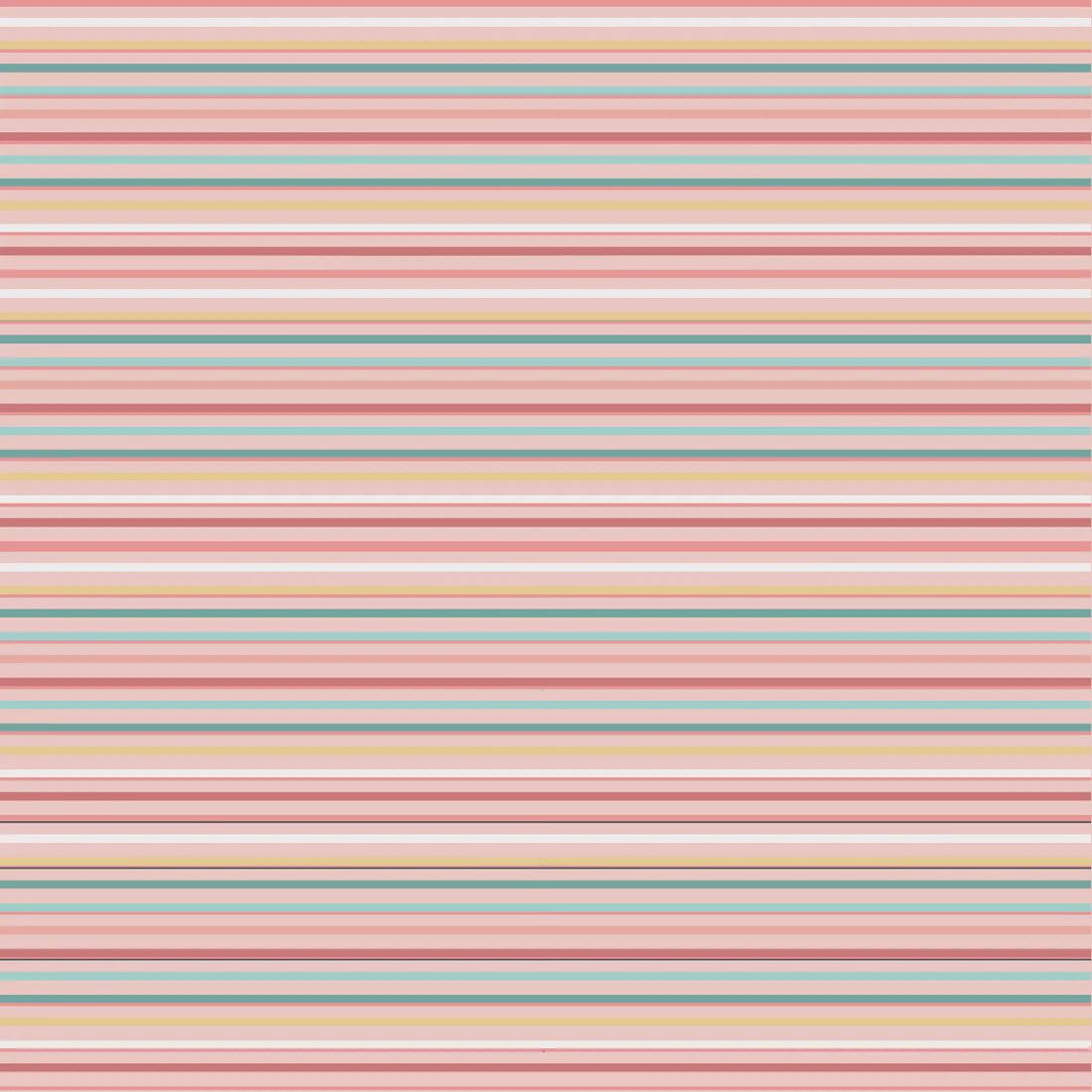 Painted Blossoms-picket fence pink