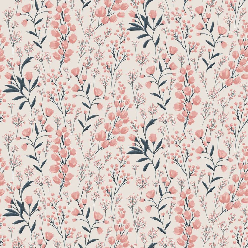 Painted Blossoms - Field of Dreams - White