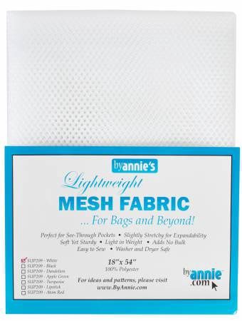 Mesh Fabric - Lightweight - White