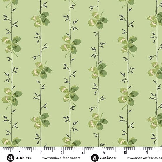 Little Clover Stripe - Green