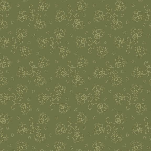 Dandy Pansies - Green