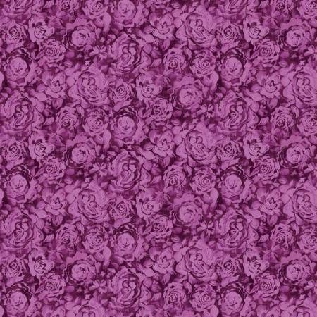 Daphne Textured Roses - Purple