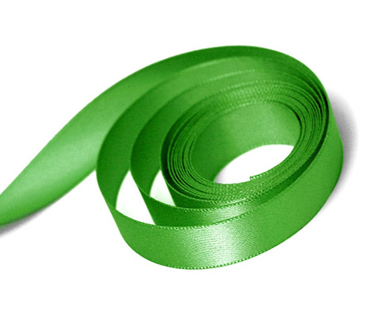 Emerald 5/8 Single Face Ribbon