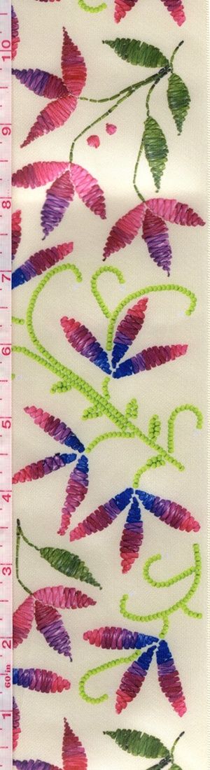 Ivory 3” Prairie Petals Ribbon