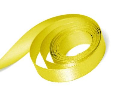 Lemon 1 1/2 Single Face Ribbon