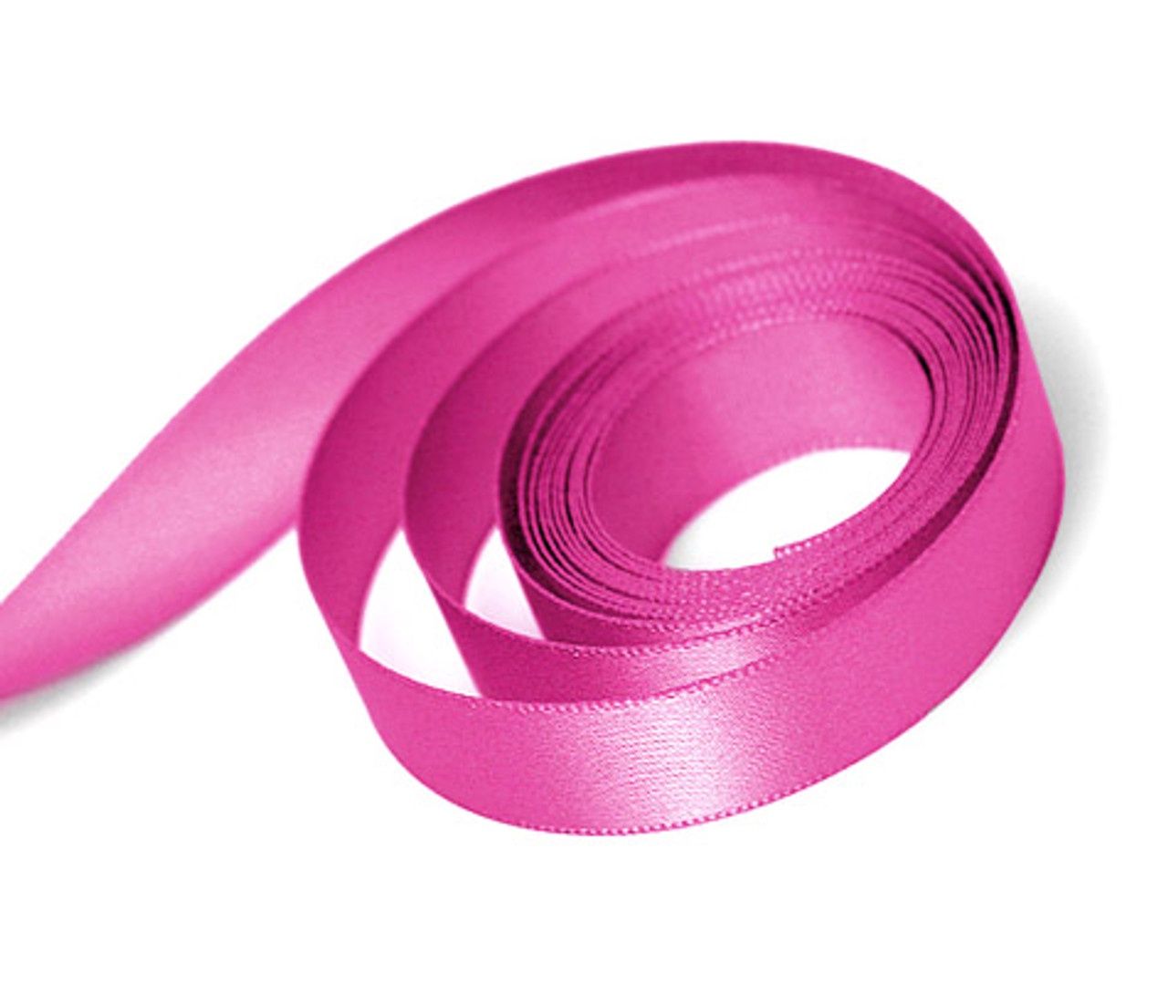 Shocking Pink 1 1/2 Single Face Ribbon