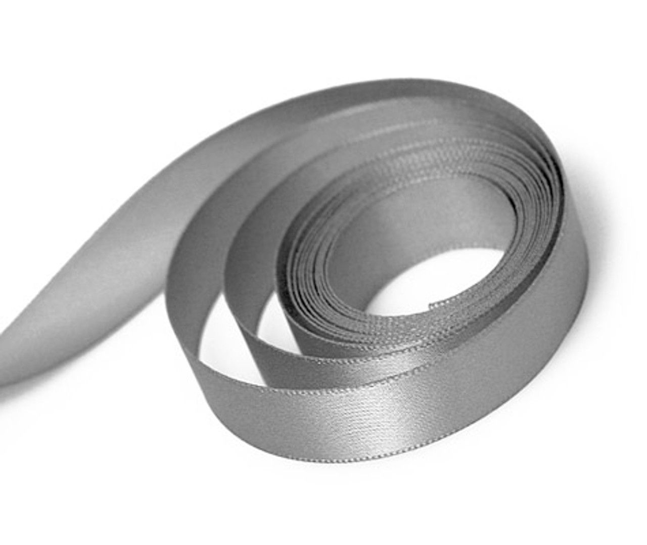 Silver 1 1/2 Single Face Ribbon
