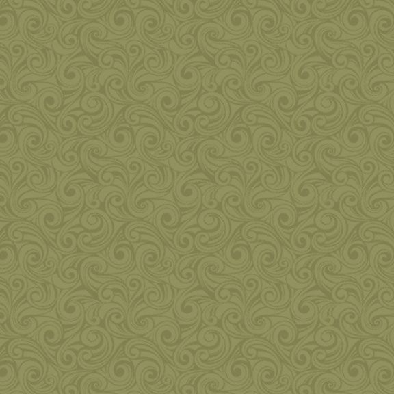 Songbird Holiday- Green swirl