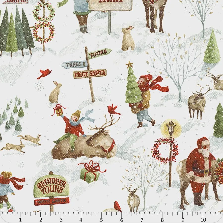 Santa's Tree Farm- main snowy