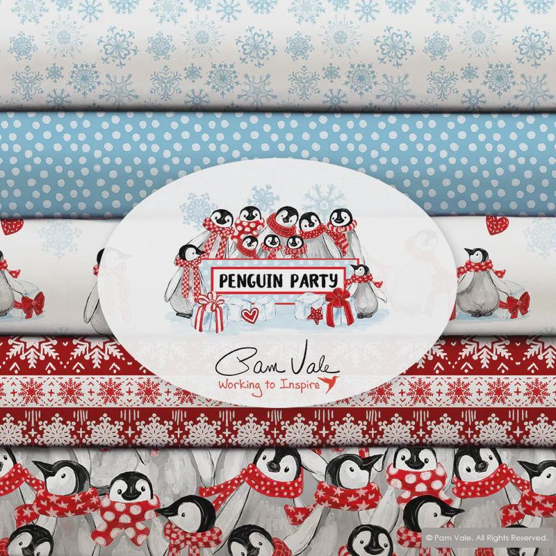 Penguin Party- charm pack