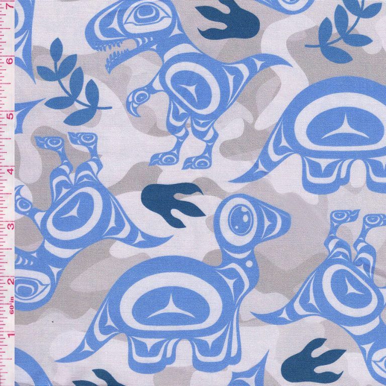 Camo Dino - Turquoise