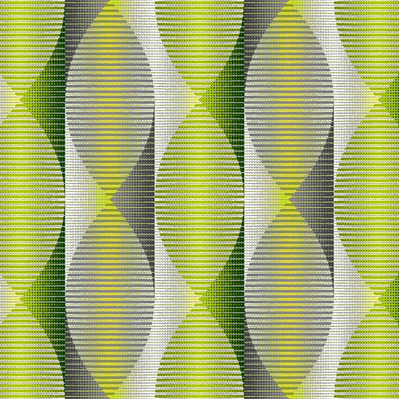 Geo Pop Pearl - Twisted Ribbons- Green 3341 66