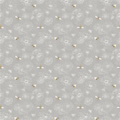 Daisy Field 4396 6 - Grey