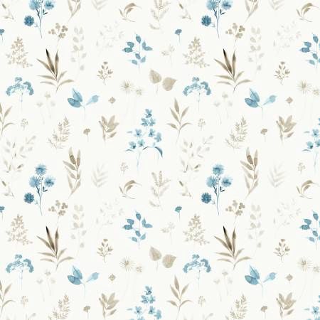 Mixed Wild Flowers - Beige