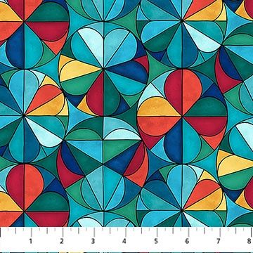 Nativity - Teal Multi