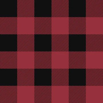 North of ordinary-buffalo plaid-crimson
