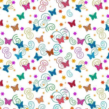 Truth collection butterfly met - white