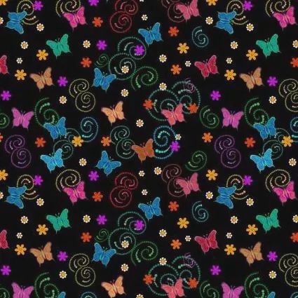 Truth collection butterfly met - black