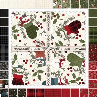 Holly Jolly Flannel - Charm Pack