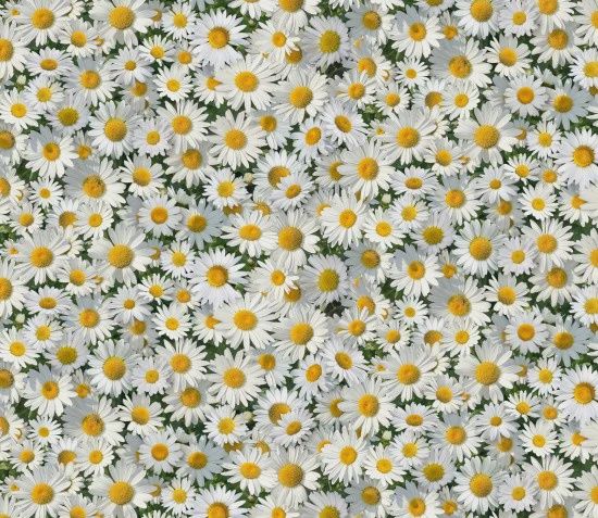 Landscape Medley Daises - White