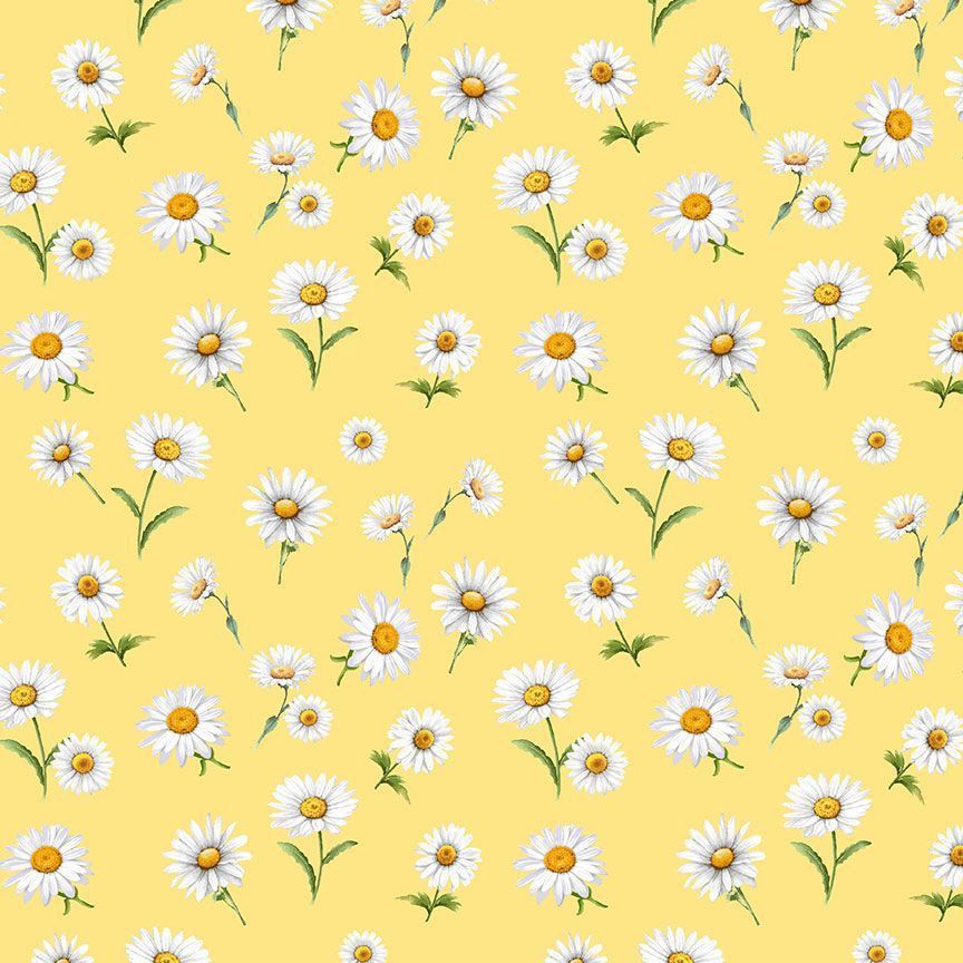 Bee Kind- Tossed Daisies- yellow CD3262