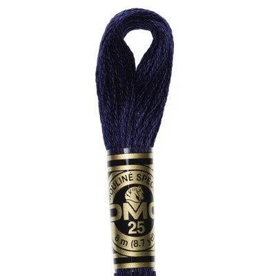 Embroidery Floss-Dark Navy Blue 823