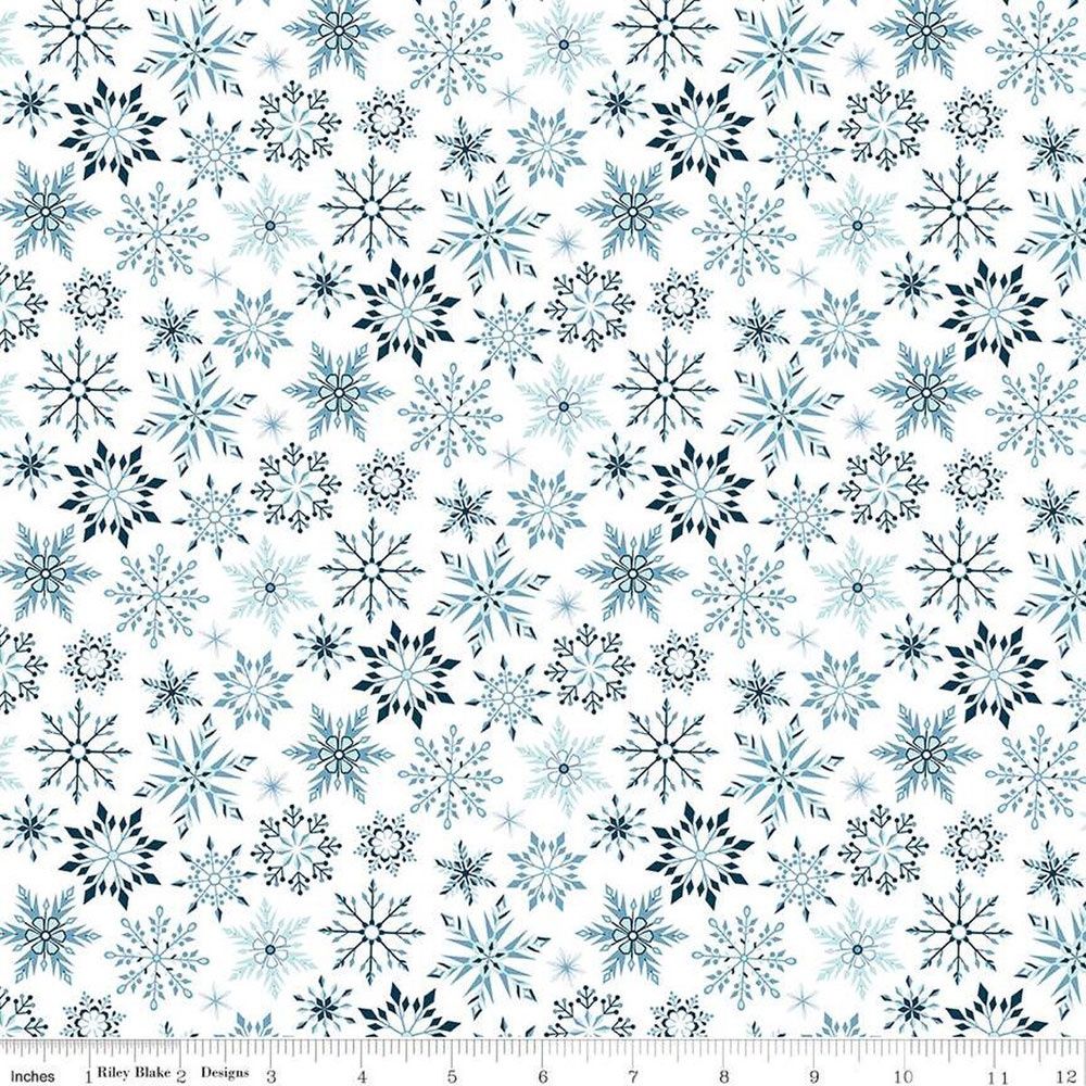 Winter magic - snowflakes - white