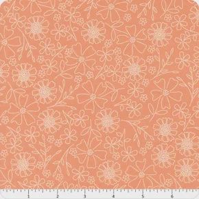 In The Garden - Garden Sketch Coral