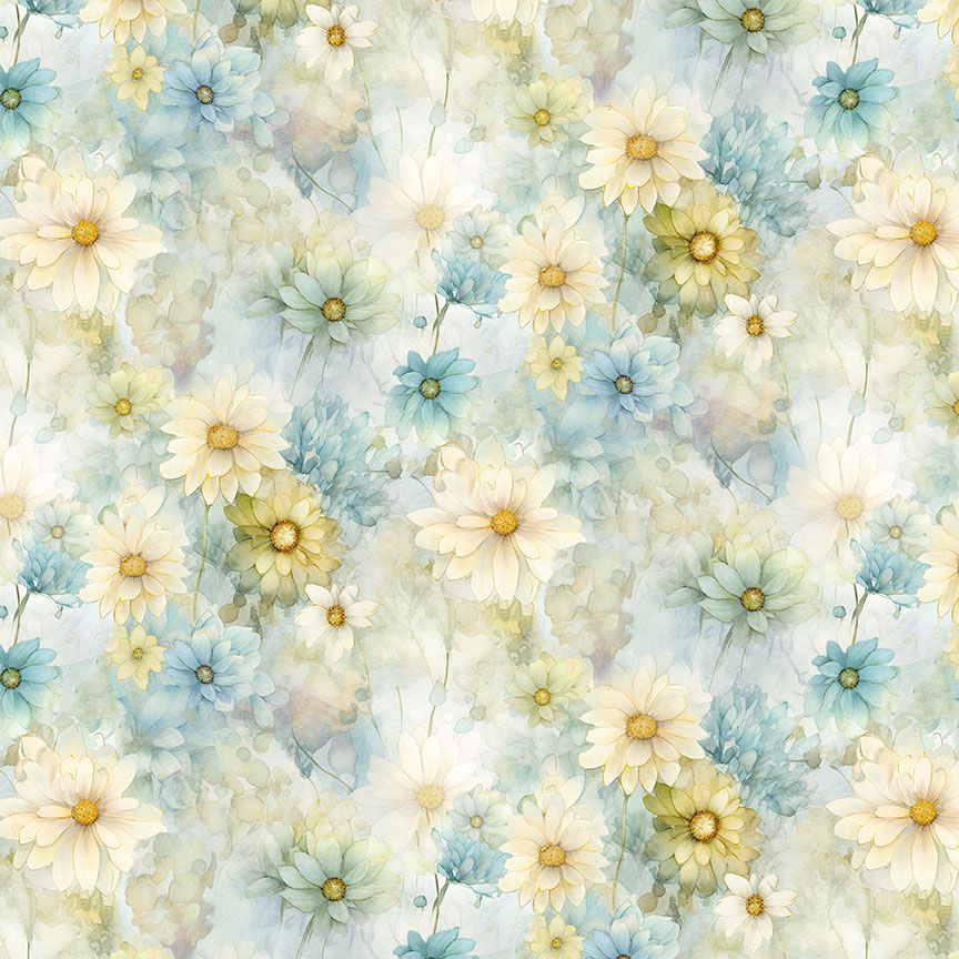 Forest Whisper- Daisy Bloom - Blue