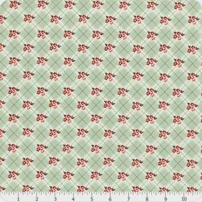 Love You Always- Floral Plaid - Mist