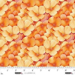 Flower Fusion 8691-44 - Yellow