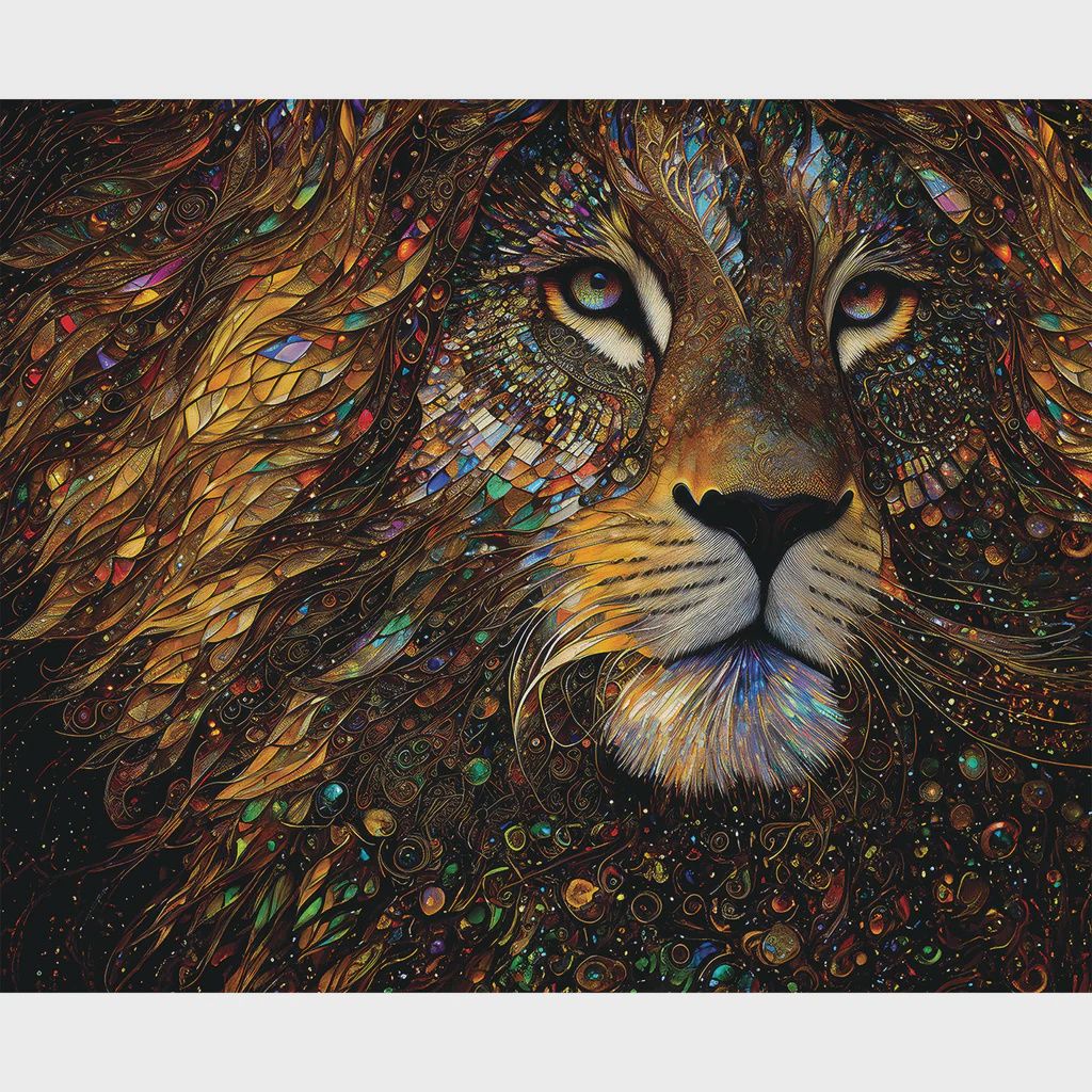 Guilded Collection Majestic Lion - Panel