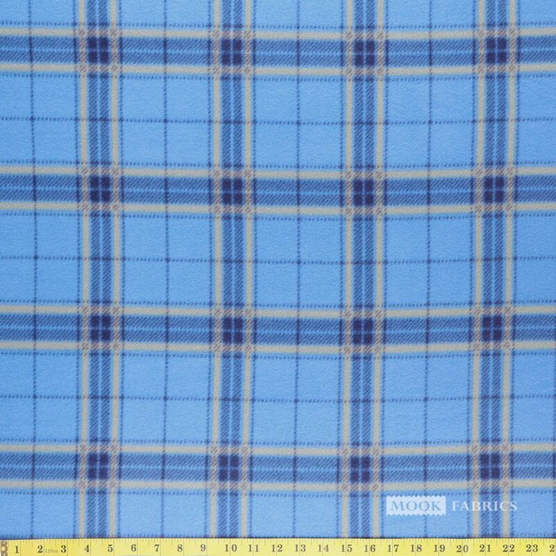Fleece Polar Frankel - Plaid Blue