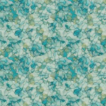 Flight of Beauty- Aqua Petal Mosaic