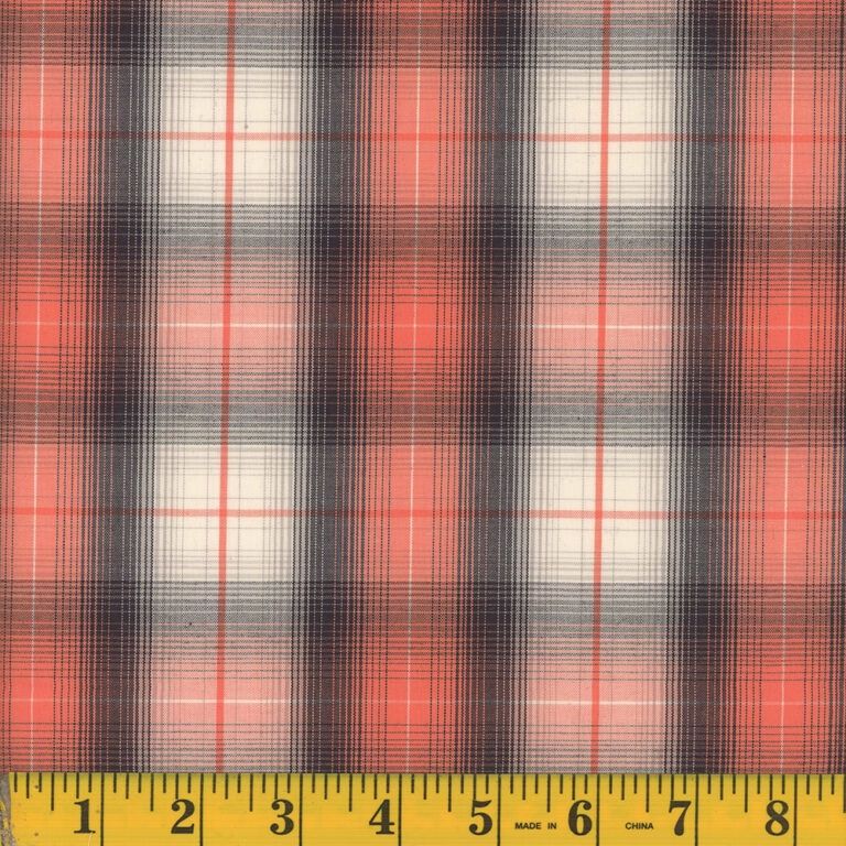 Oxford Kaiden plaid - coral