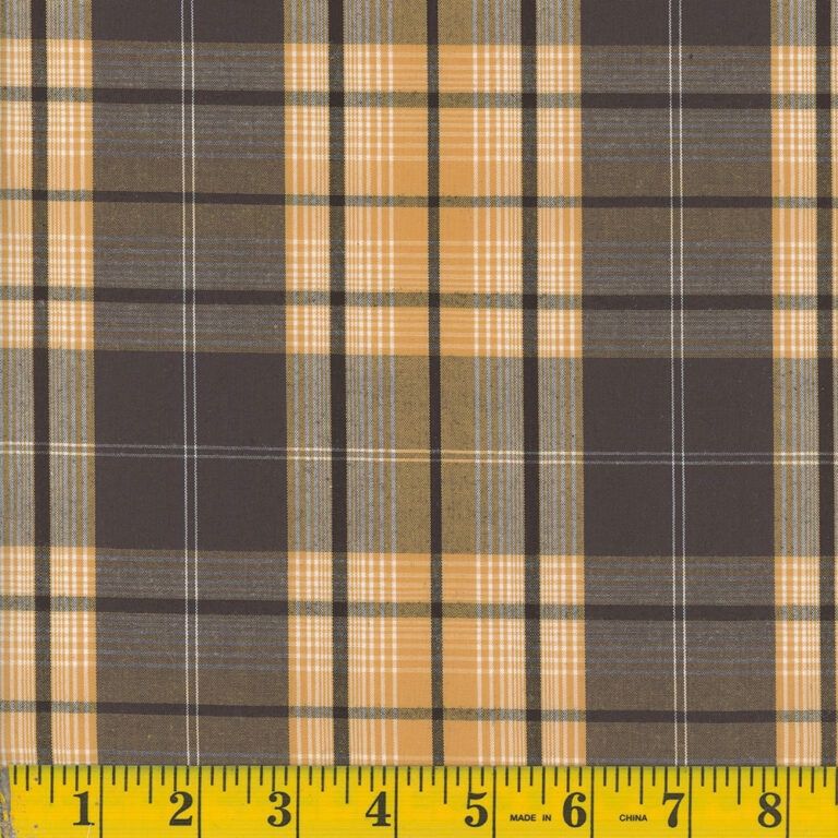 Oxford Pedro plaid - gold