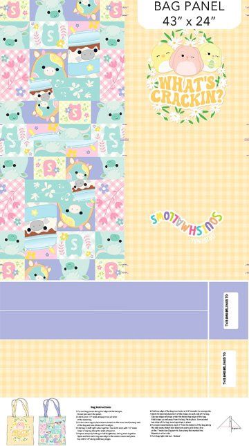 Spring time - bag panel